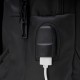 Mochila Couro Sintético Usb 17 Litros