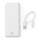 Powerbank Plástico Com Indicador Digital E Lanterna Personalizado