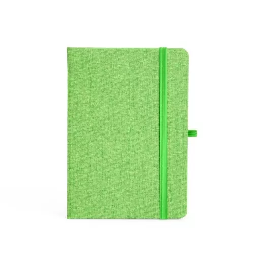 Caderneta em Linho com Porta Caneta Personalizada