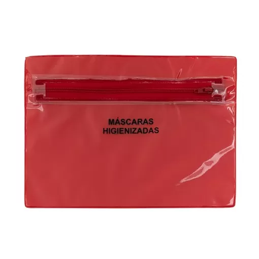 Envelope Plástico Duplo Para Máscaras Promocional