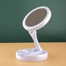 Espelho Dobrável com Led Recarregável Personalizado