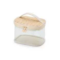 Nécessaire Pvc e Palha Personalizado com Logo