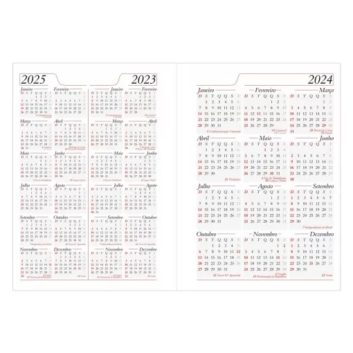 Agenda diária 2025 Personalizada com Logo