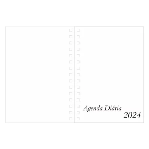 Agenda diária 2025 Personalizada para Brindes