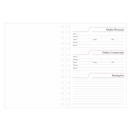 Agenda diária 2025 Personalizada para Brindes