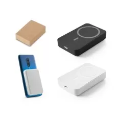 Bateria Portátil em ABS 100% Reciclado e Lítio 10.000mAh Promocional