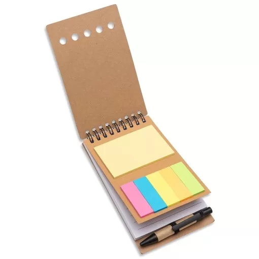 Bloco De Anotações Com Caneta E Autoadesivo Personalizado