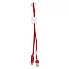 Cabo De Dados 3 Em 1 Com Logo