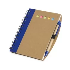 Caderneta com Autoadesivos e Caneta Personalizada