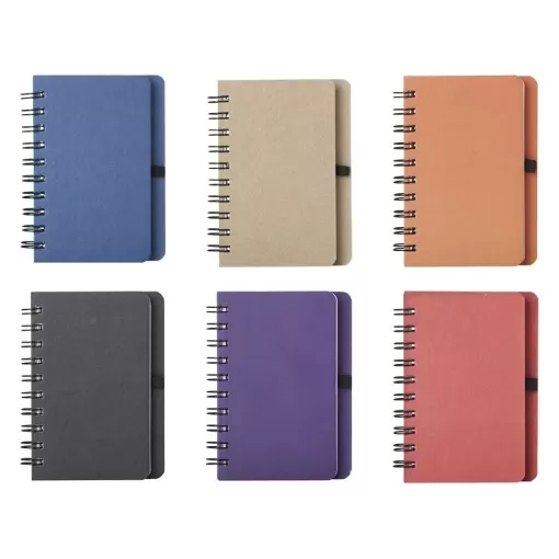 Caderneta em Kraft com Porta Caneta com Logo para Brindes