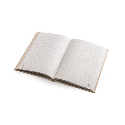 Caderno A5 Capa Dura em Casca de Coco Personalizado
