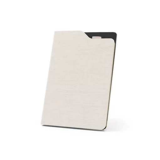 Caderno A5 Capa Dura em Poliéster Reciclado Promocional