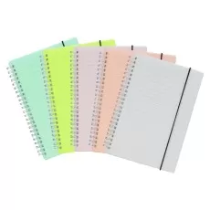 Caderno A5 Plástico Personalizado