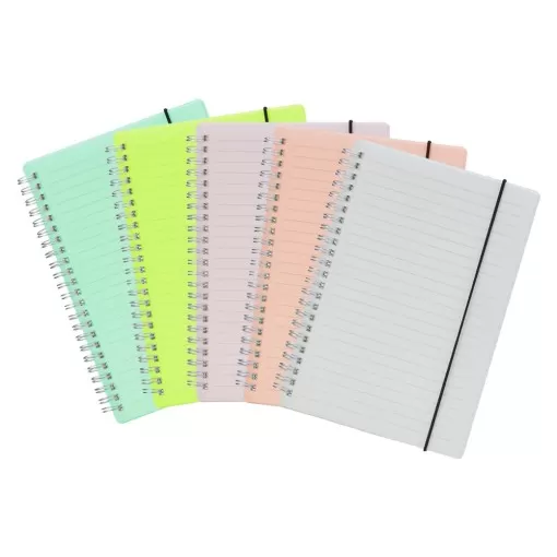 Caderno A5 Plástico Personalizado