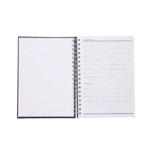 Caderno De Couro Sintético Personalizado