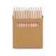 Caixa De Cartão Com 12 Mini Lápis De Cor Personalizado