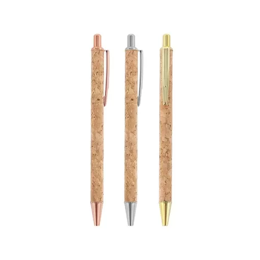 Caneta de Cortiça e Fibra de Trigo Personalizada