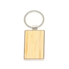 Chaveiro Metal Bambu Personalizado com Logo