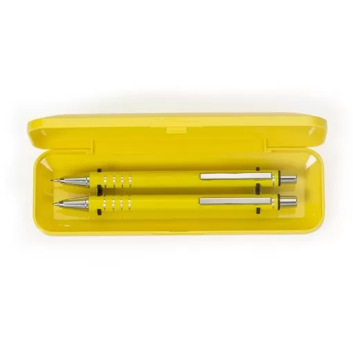 Conjunto Caneta E Lapiseira Semimetal Personalizado