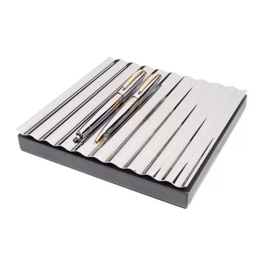 Conjunto de caneta tinteiro e esferográfica