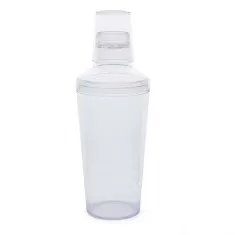 Coqueteleira Acrílico 565ml Personalizada com Logo 