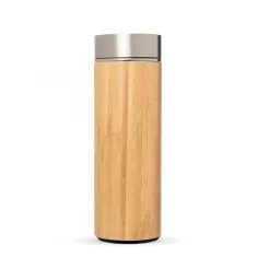 Garrafa Bambu E Inox 400 Ml Para Brinde Personalizado
