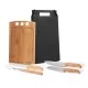 Kit para Churrasco / Cozinha em Bambu / Inox para Brindes com Logo 