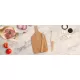 Kit para Cozinha em Bambu com Tábua e Facas com Logo