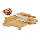 Kit para Cozinha em Bambu / Inox com Tábua Formato Porco Personalizado
