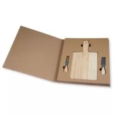 Kit Queijo 3 Peças Com Logotipo