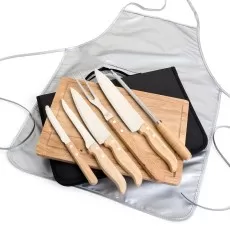 Kit Talheres Para Churrasco Com 8 Peças Personalizado