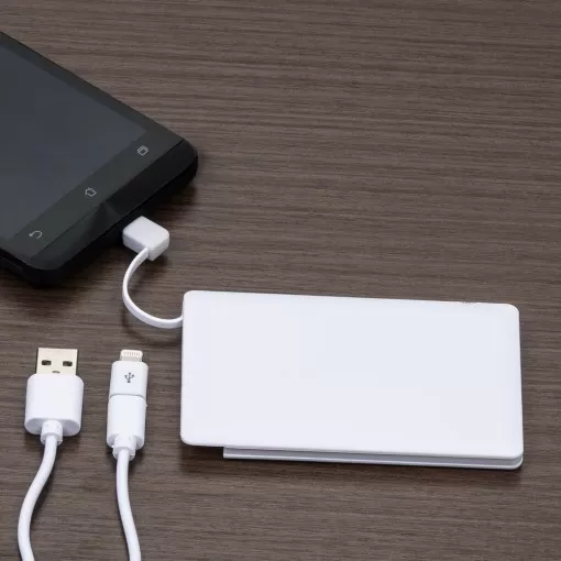 Power Bank Formato Cartão Para Brinde