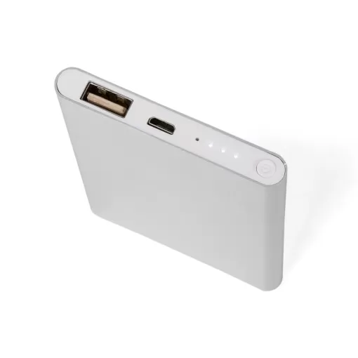 Power Bank Metal Com Indicador Led Personalizado