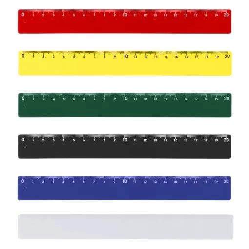 Régua Plástica 20Cm Personalizada 