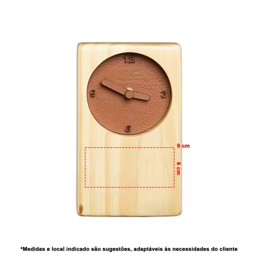 Relógio de Mesa Premium Personalizado
